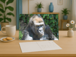 Gorilla Postcard