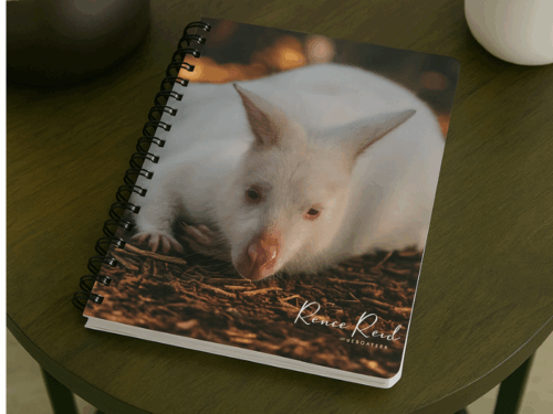 Albino Wallaby Notebook