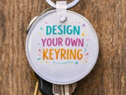 Blank Round Keyrings