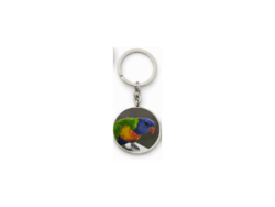 Lorikeet Round Keyring