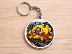 Train Keyring