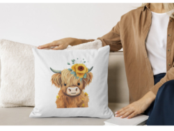 Highland Cow Cushion